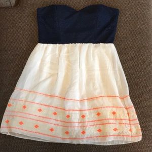 Strapless Casual Dress